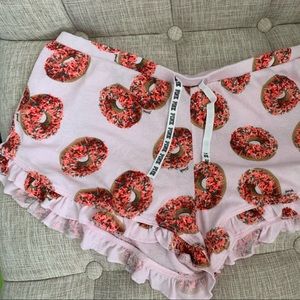pink donut pj shorts